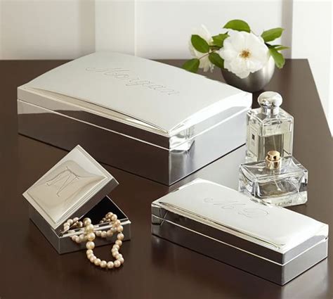 silver plated metal box|silver engraved jewelry boxes.